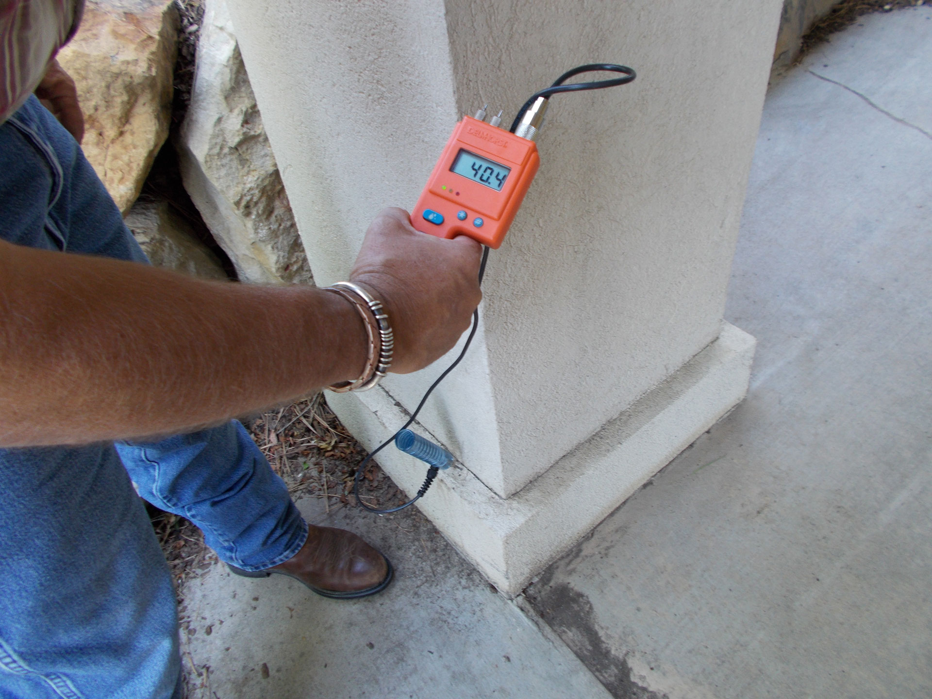 stucco Invasive Moisture Test